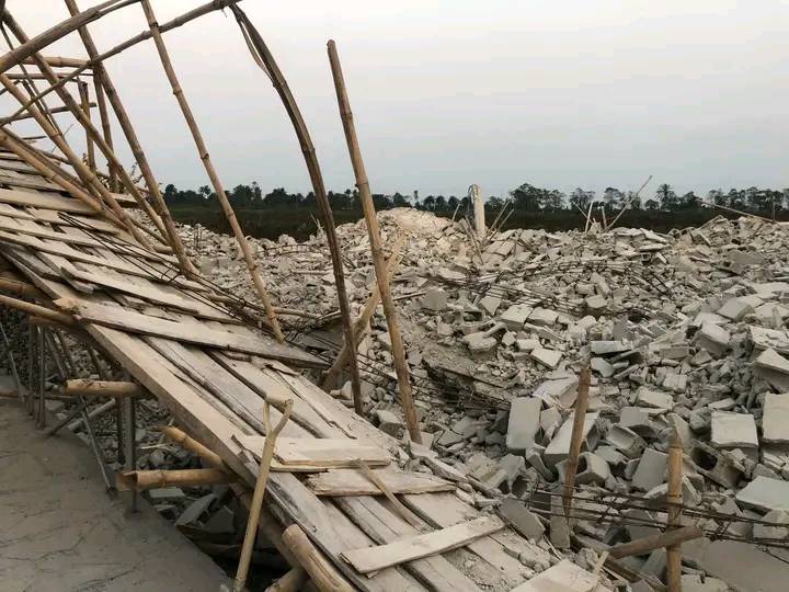 Two-Storey Building Collapses In Rivers state, Three Feared Dead 