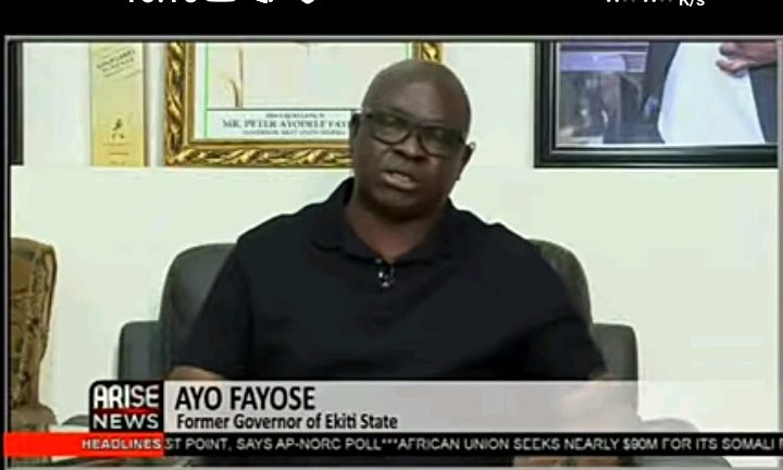Ayo Fayose And Oseni Rufai Clash On Arise TV 